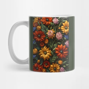Floral Symphony: Blooms in Harmony Mug